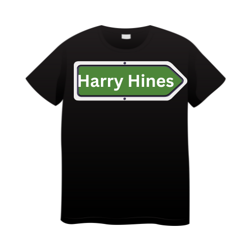 STREET SIGN T BLACK